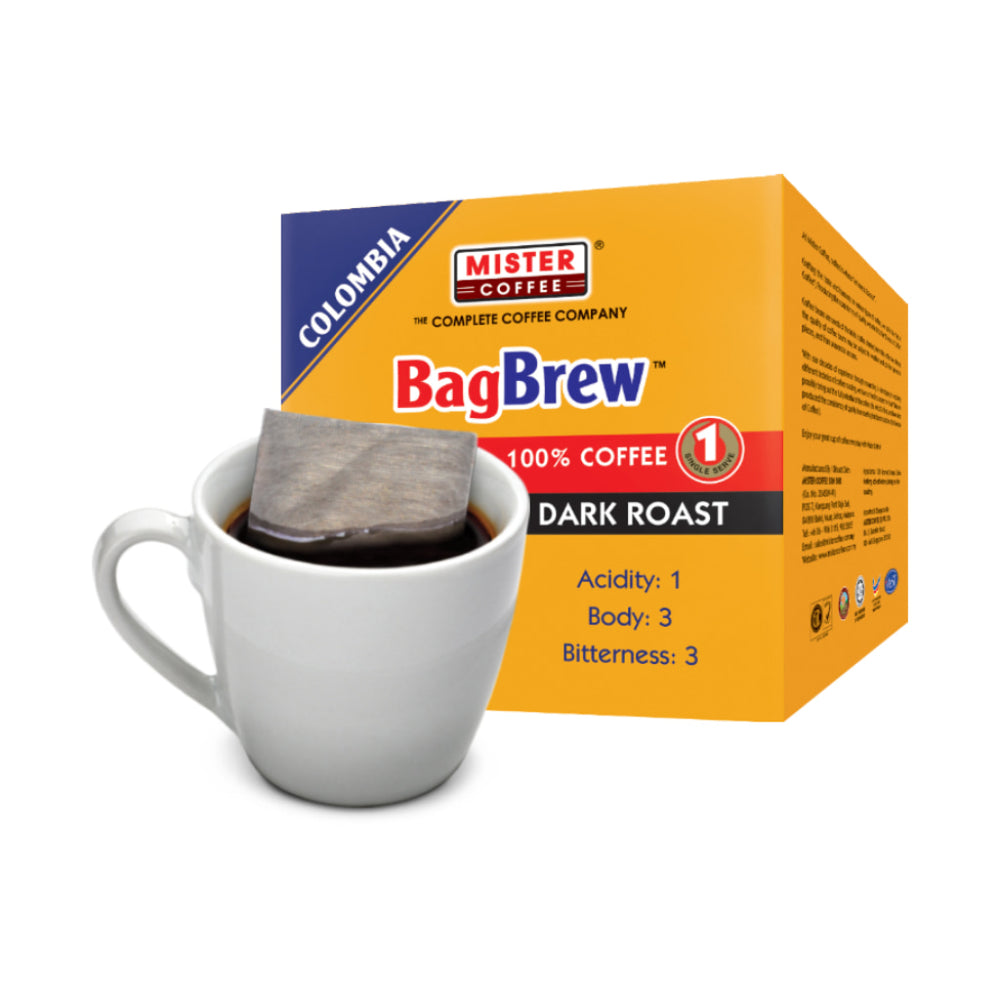 Mister Coffee BagBrew Colombia 10X10g - Beverages - Coffee