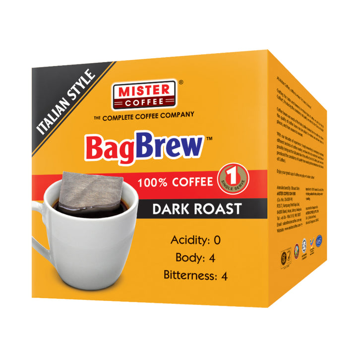 Mister Coffee BagBrew Italian Style 10X10g - Beverages