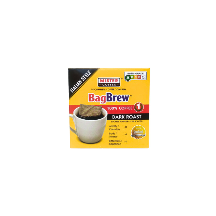 Mister Coffee BagBrew Italian Style 10X10g - Beverages