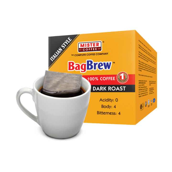 Mister Coffee BagBrew Italian Style 10X10g - Beverages