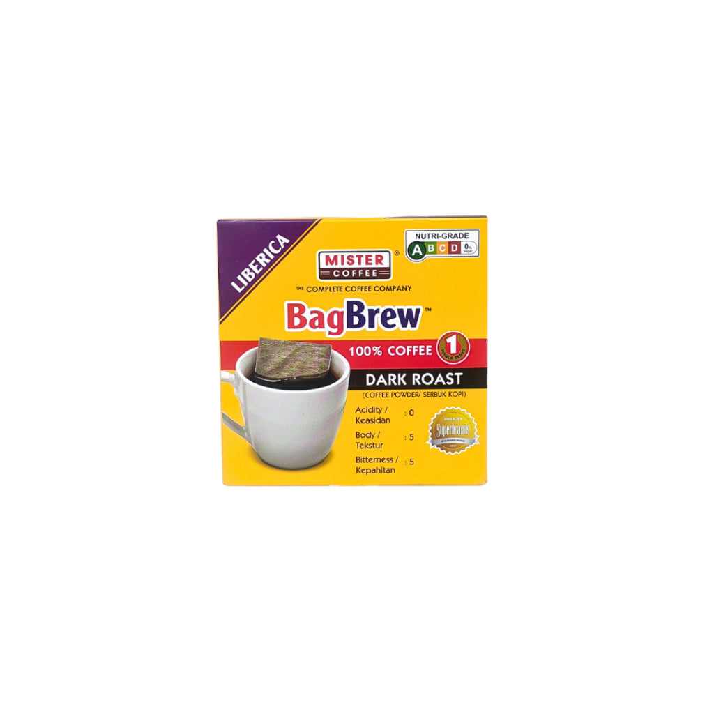 Mister Coffee BagBrew Liberica 10X10g - Beverages - Coffee