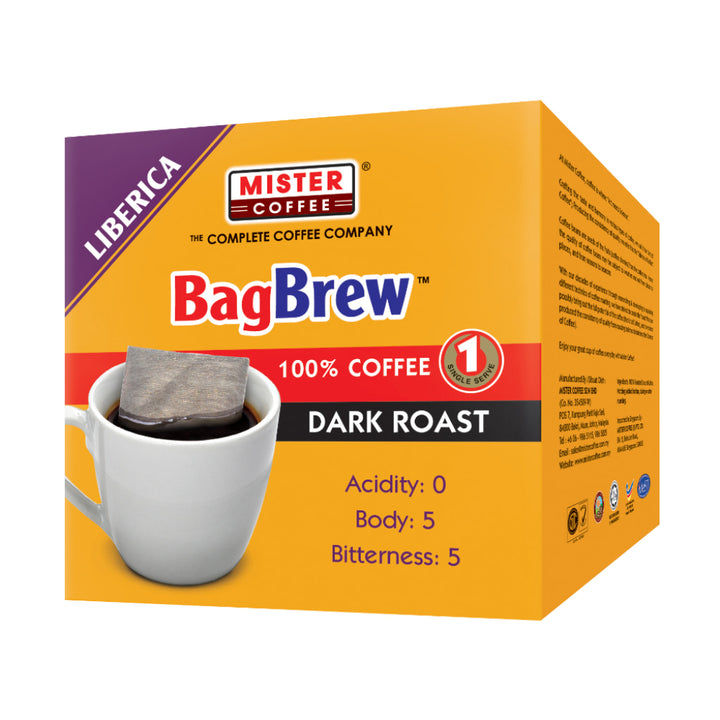Mister Coffee BagBrew Liberica 10X10g - Beverages - Coffee