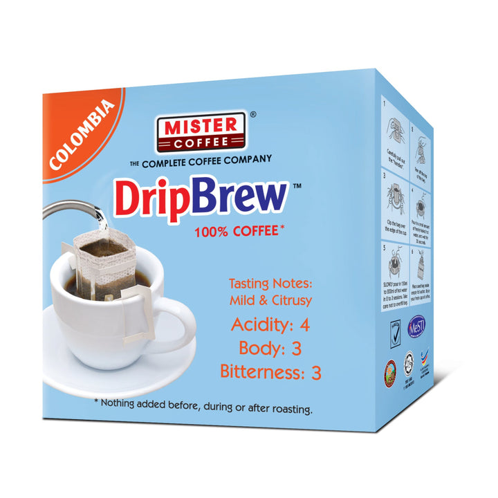 Mister Coffee DripBrew Colombia 5X10g - Beverages - Coffee