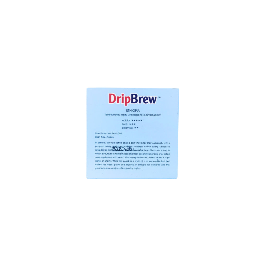 Mister Coffee DripBrew Ethiopia 5X10g - Beverages - Coffee