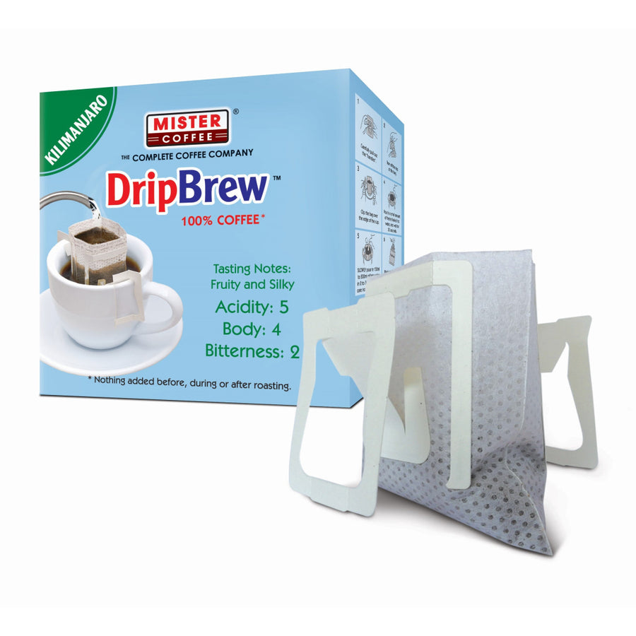 Mister Coffee DripBrew Kilimanjaro 5X10g - Beverages