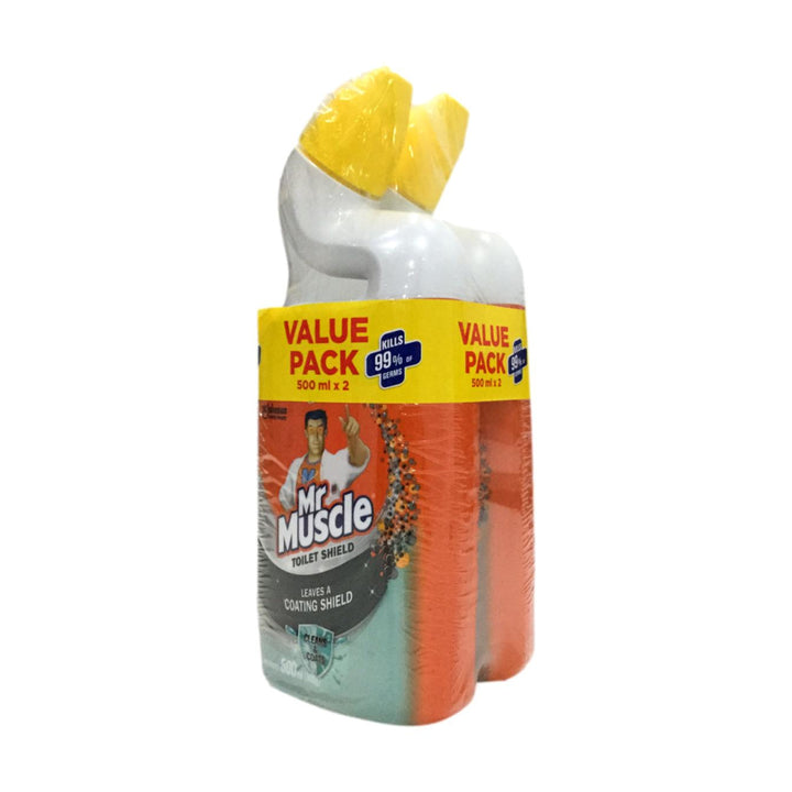 Mr Muscle Toilet Bowl Cleaner - Extra Power Toilet Shield