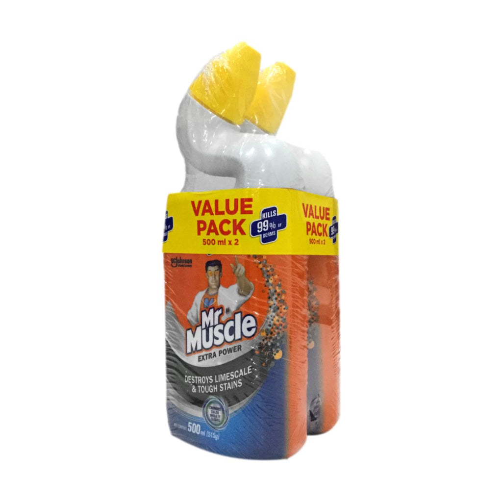 Mr Muscle Toilet Bowl Cleaner - Extra Power (Twinpack)