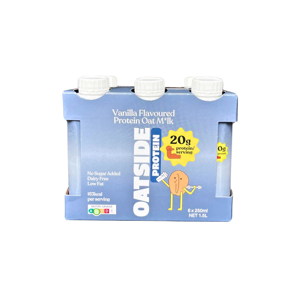 Oatside Protein Vanilla Oat Milk 250ML (Pack of 6)
