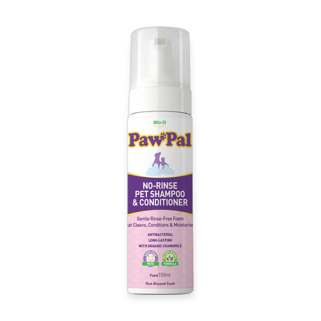 PawPal No-Rinse Pet Shampoo & Conditioner 150ml Pure