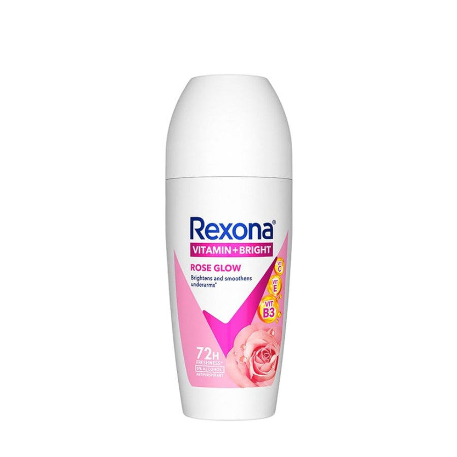 Rexona Deodorant Roll-On Women Rose Glow 45ml - Bath & Body