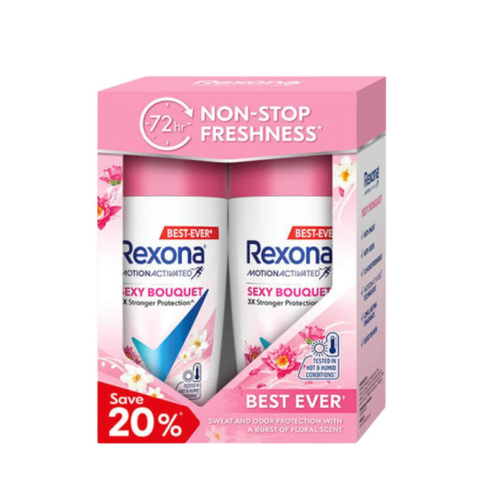 Rexona Roll-On Women - Sexy Bouquet (Twin) 45ml X 2 - Bath