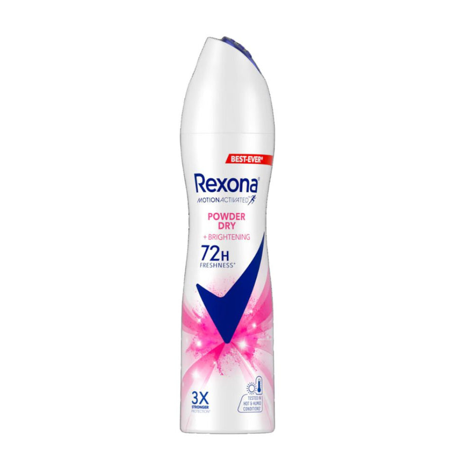 Rexona Spray Women Powder Dry + Brightening 135ml - Bath &