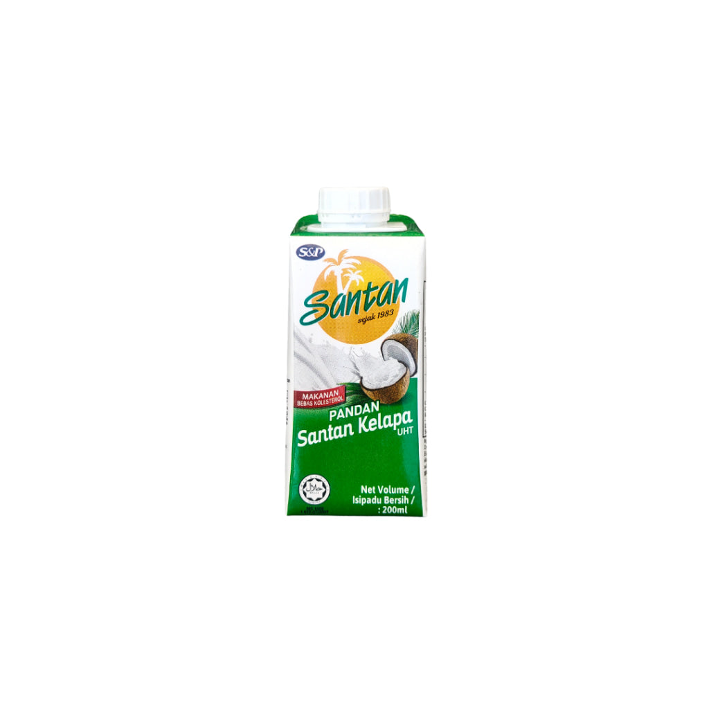 S&P Santan Coconut Milk Pandan 200ml - Pantry - Coconut