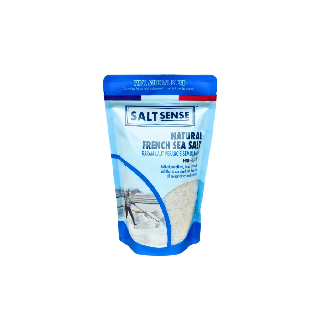 Saltsense Natural French Sea Salt Iodised 500G - Pantry