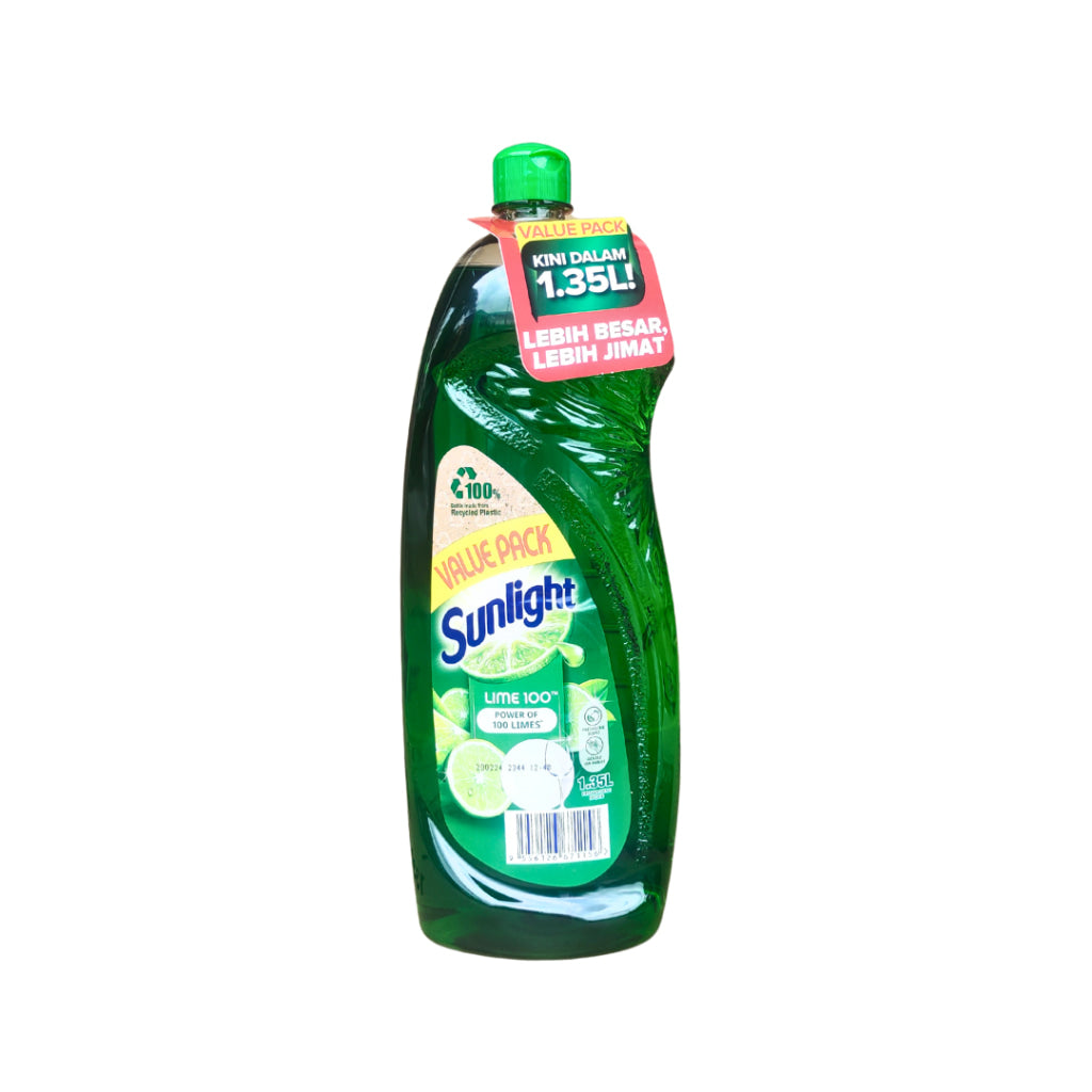 Sunlight Dishwash Liquid 1.35L - Lime