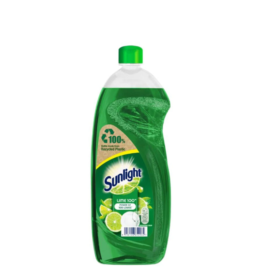 Sunlight Dishwash Liquid Lime 800ML - Household Cleaning