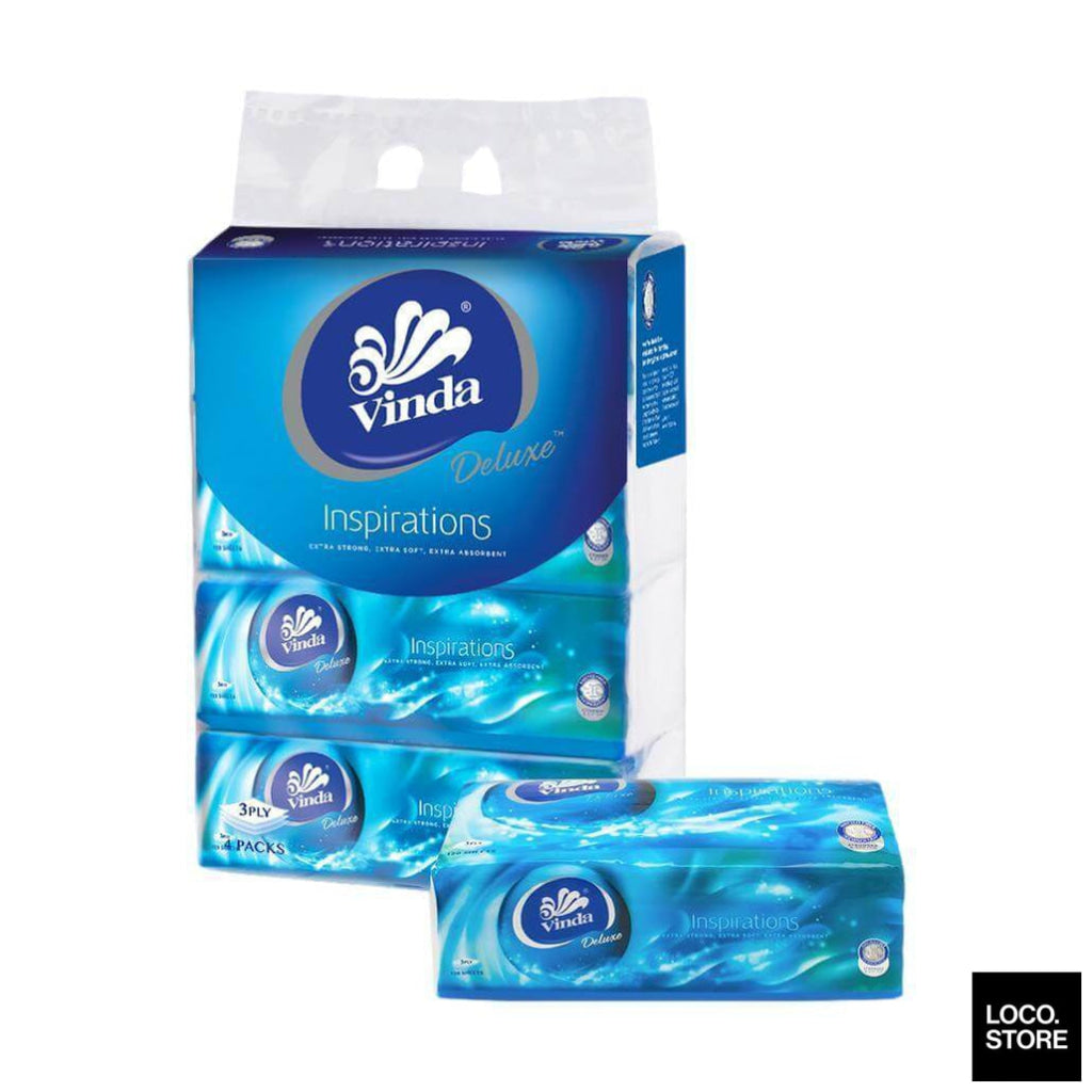 VINDA Deluxe Tissue 3 ply (L) 120S x 4 - Household