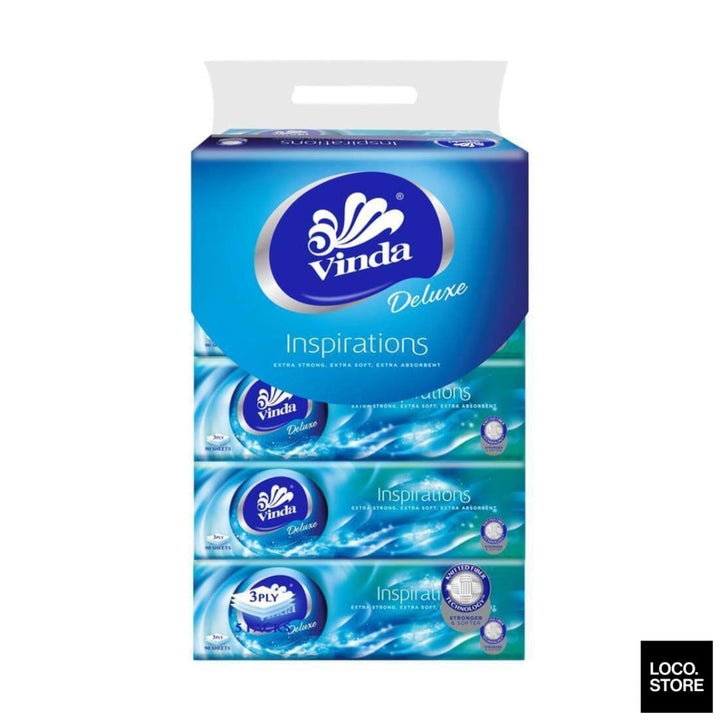 VINDA Deluxe Tissue 3 ply (M) 90s x 5 - Household