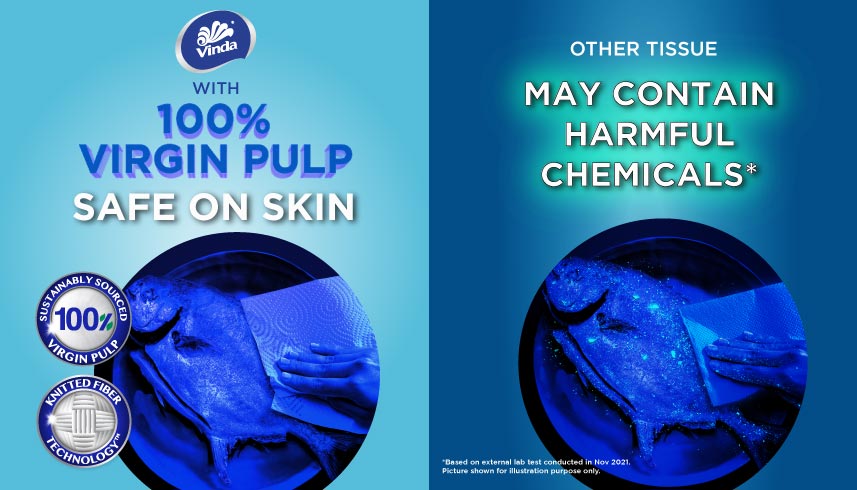 VINDA Platinum Washable Kitchen Rolls 85s