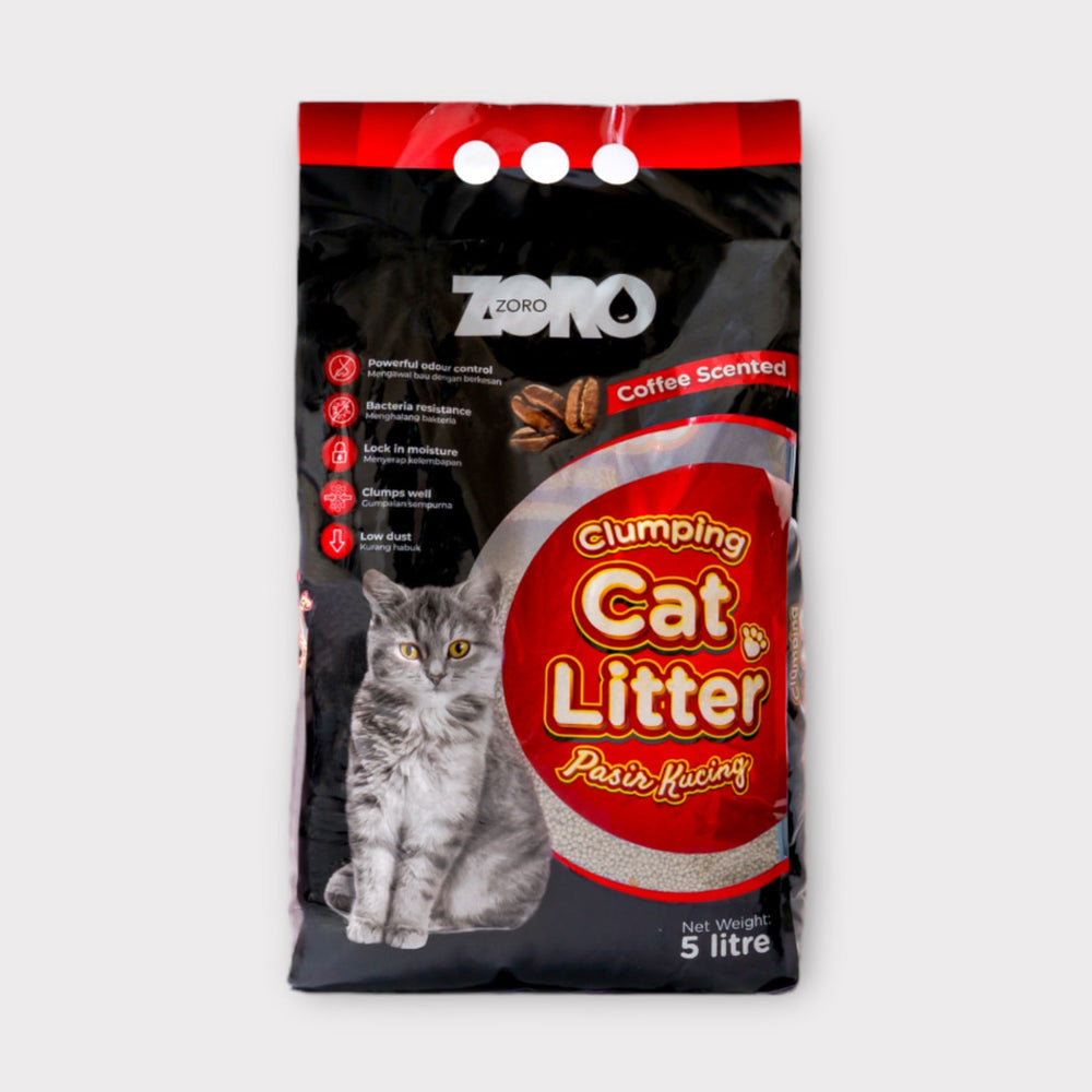 Zoro Cat Litter Coffee 5L - Pet Supplies - Cat Litter