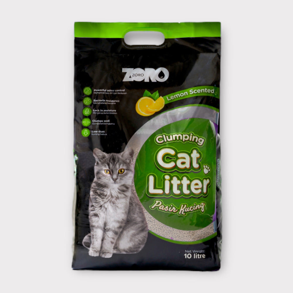 Zoro Cat Litter Lemon 10L - Pet Supplies - Cat Litter