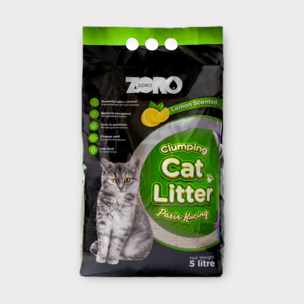 Zoro Cat Litter Lemon 5L - Pet Supplies - Cat Litter