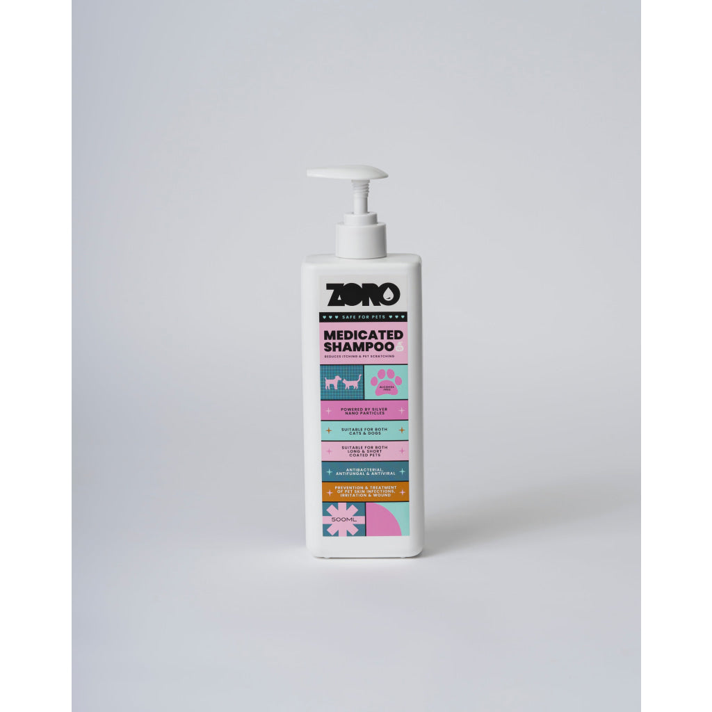 ZORO Medicated Pet Shampoo 500ml - Pet Supplies - Pet Care