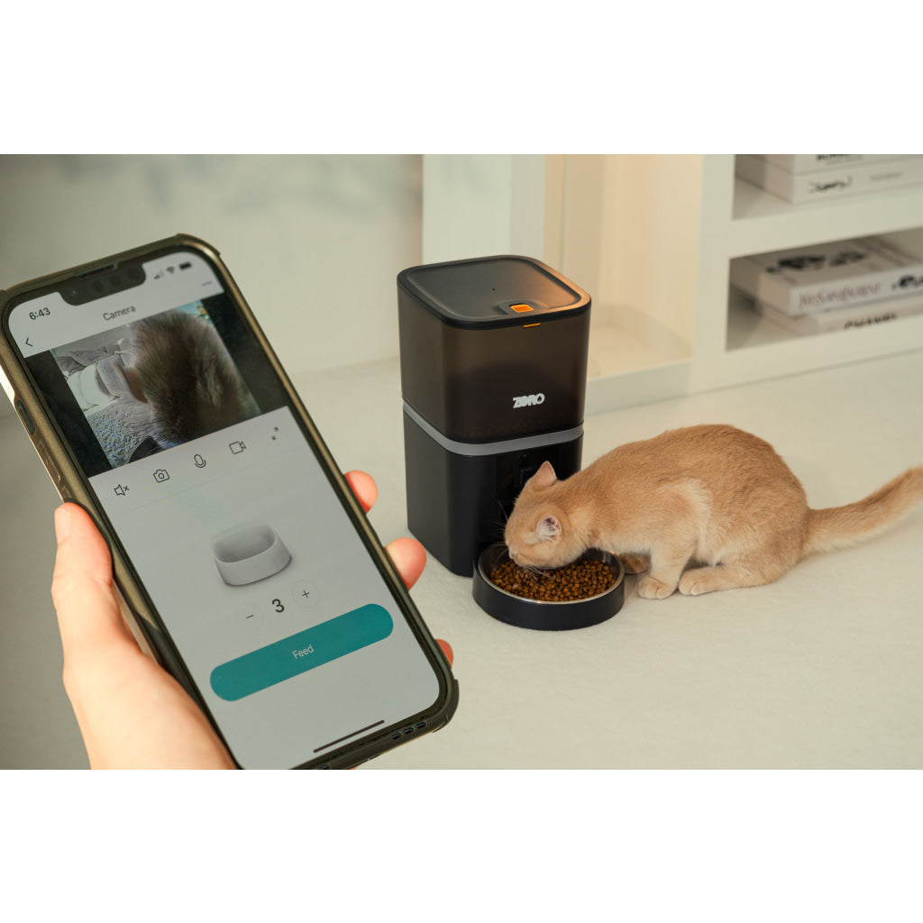 Zoro Pantry Automatic Pet Feeder With Camera - Pet Bowls