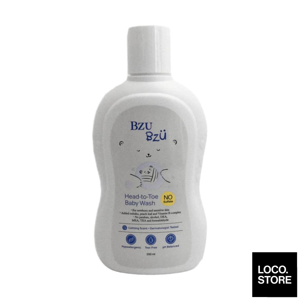 BzuBzu Baby Head-to-Toe Wash 200ml - Baby & Child