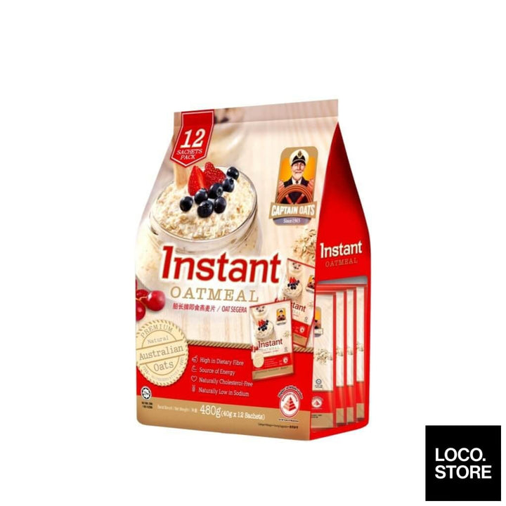 Captain Instant Oats 40g X 12 (Sachets) - Oats & Cereals