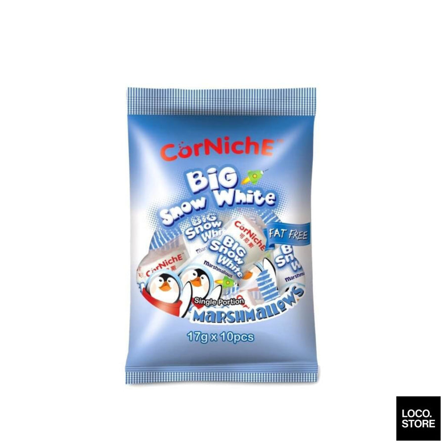 Corniche Big Snow White Marshmallows 17g X 10 - Biscuits 