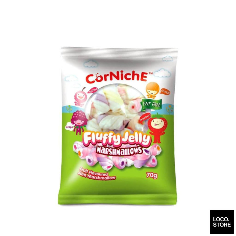 Corniche Fluffy Jelly Marshmallows 70g - Biscuits Chocs & 