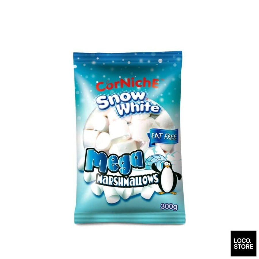Corniche Mega Marshmallows Snow White 300g - Biscuits Chocs 