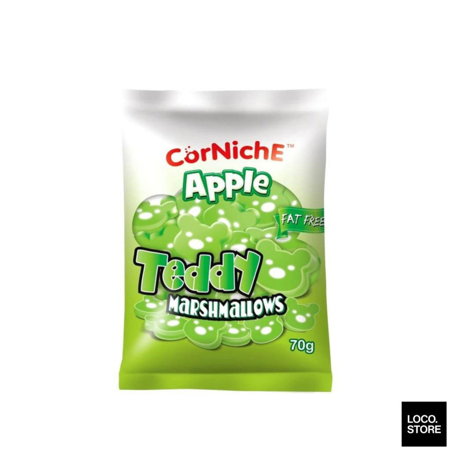 Corniche Teddy Marshmallows Apple 70g - Biscuits Chocs & 