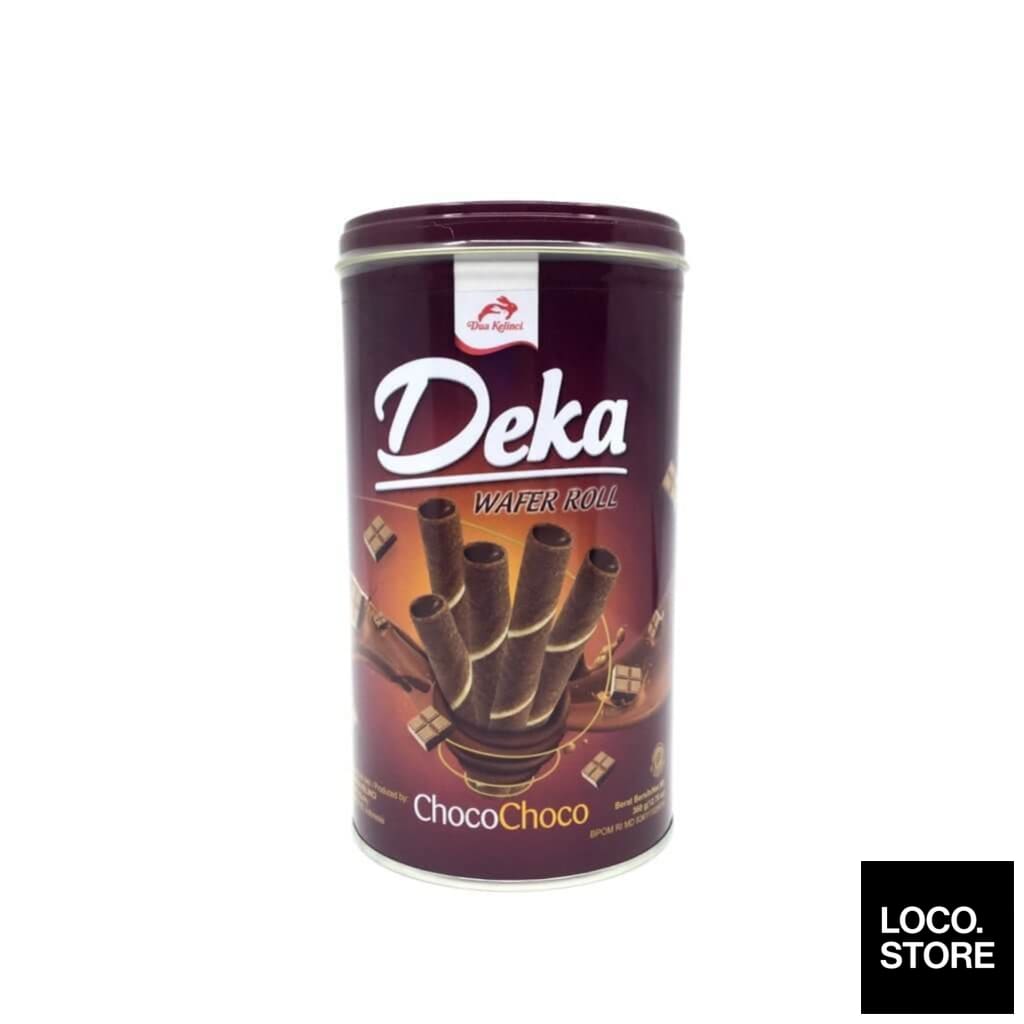 Deka Wafer Roll (Can) Choco Choco 30 sticks - Biscuits Chocs