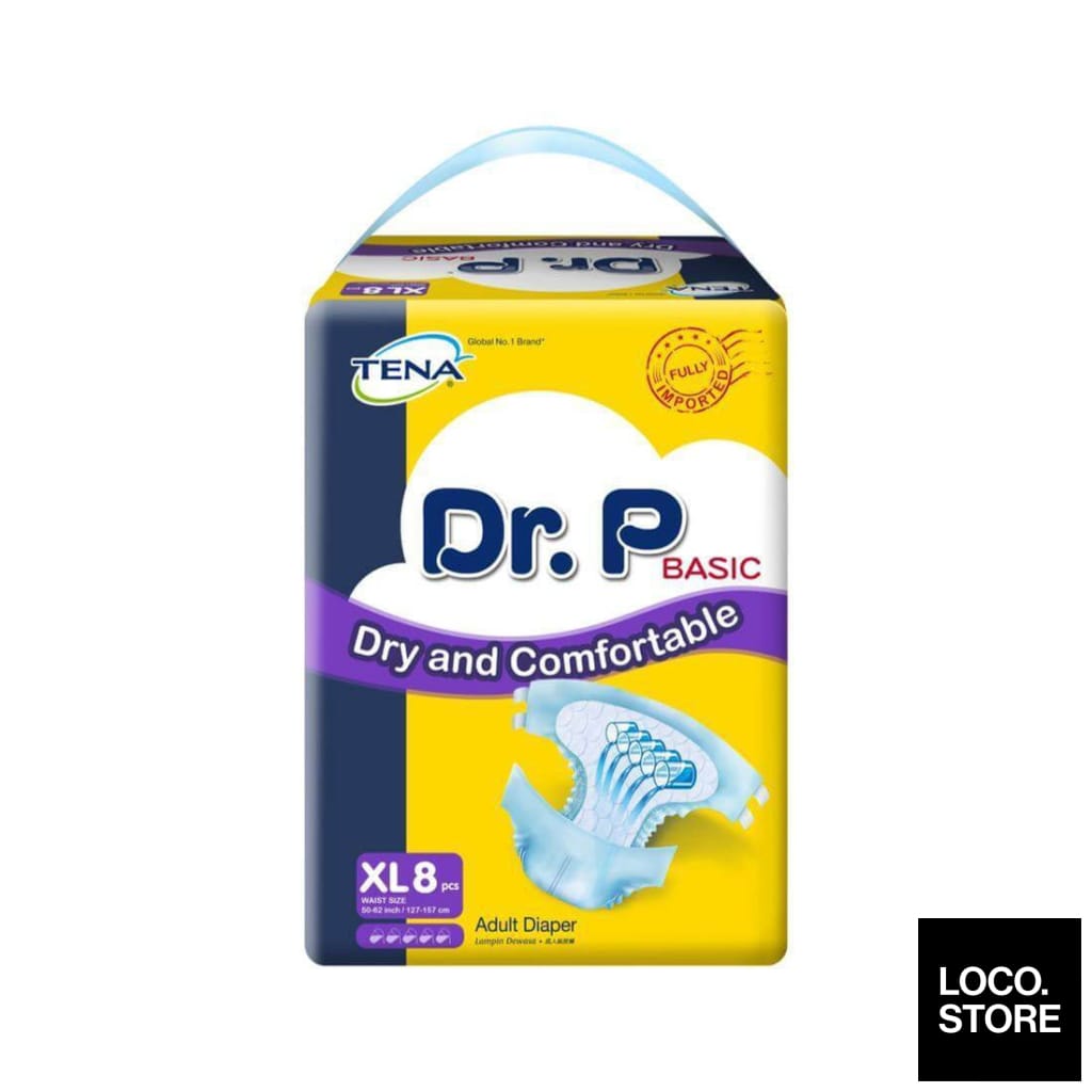 Dr.P by TENA (Basic) XL 8s - Health & Wellness