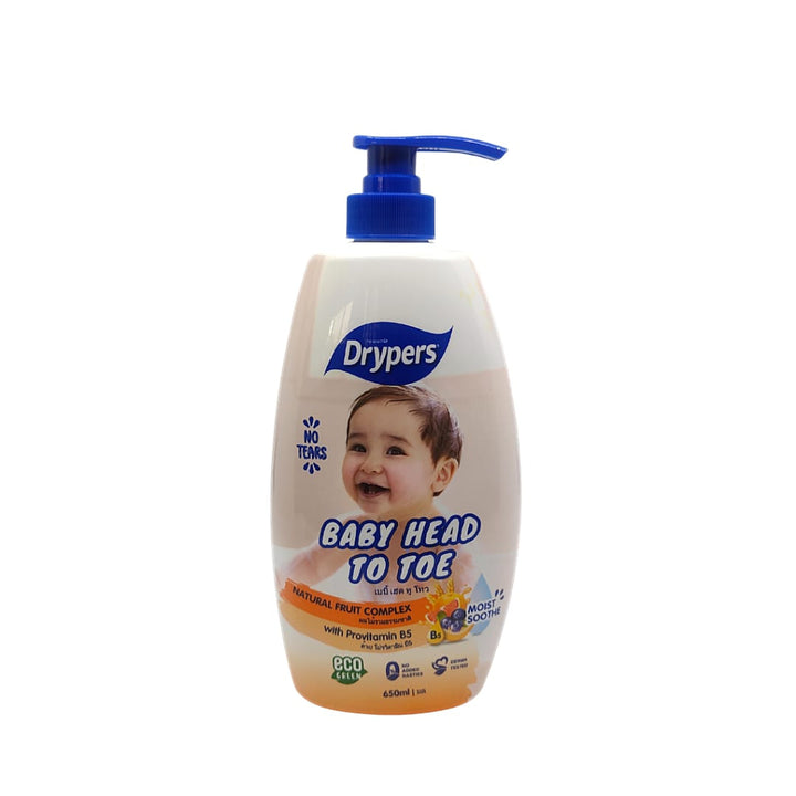 Drypers Baby Head To Toe 650ml Fruit Complex - Baby & Kid -