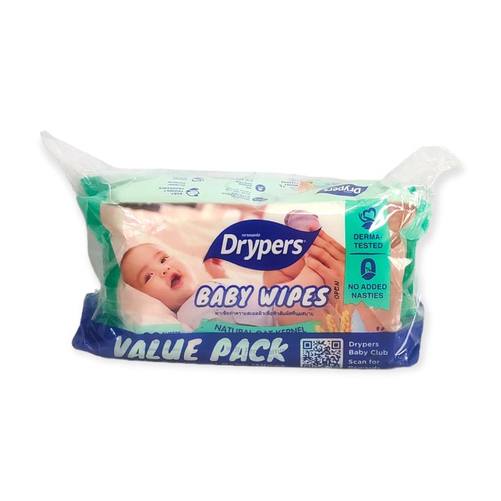 Drypers Baby Wipes Oat Twin Pack 2x80s - Baby & Kid - Wipes