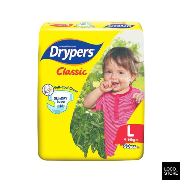 Drypers Classic L Mega 60s - Baby & Child