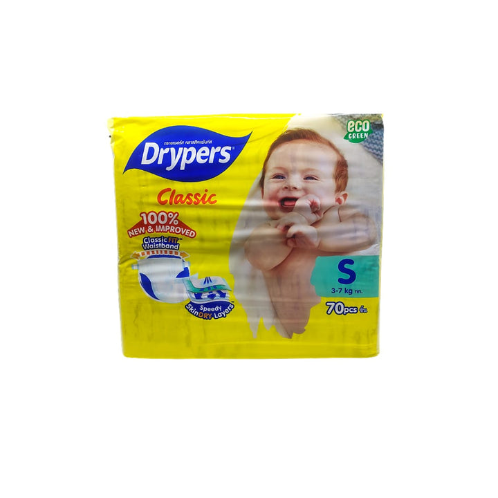 Drypers Classic S Mega 70s - Baby & Kid - Diapers