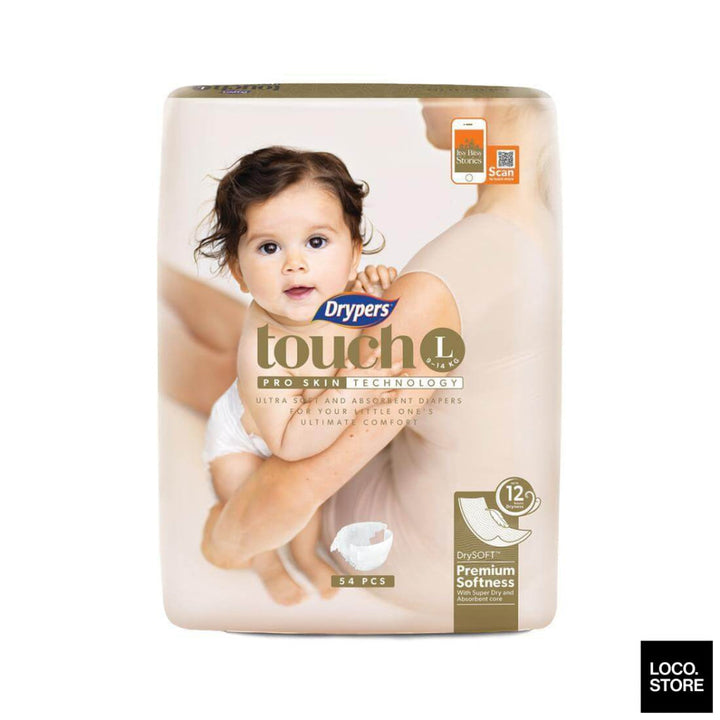 Drypers Touch L Mega 54s - Baby & Child