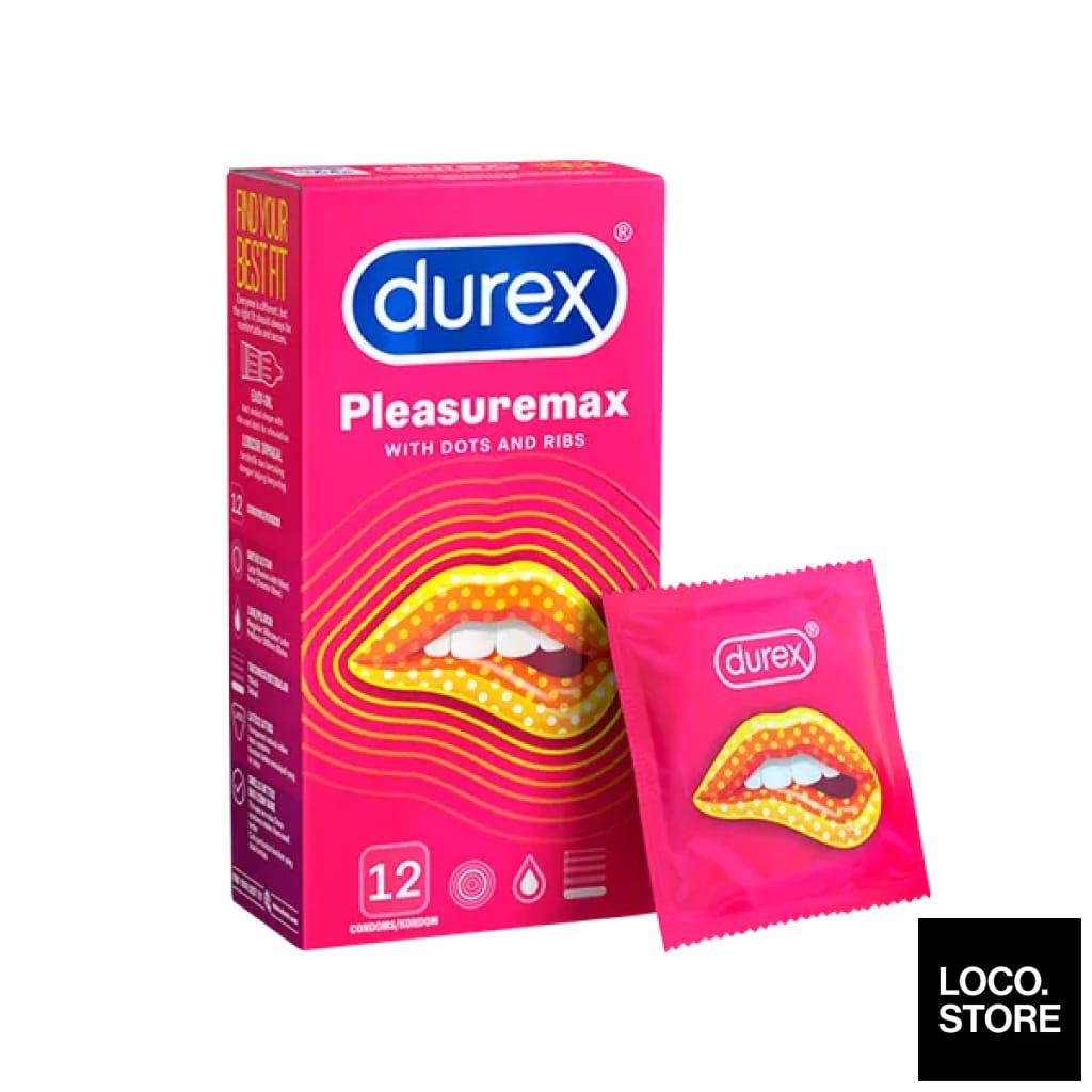 Durex Condoms Pleasuremax 12s - Health & Wellness