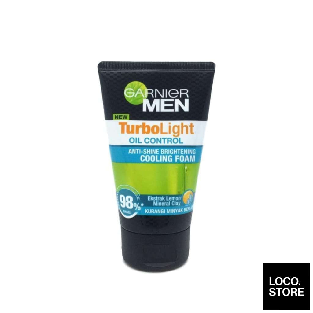 Garnier Men Turbo Light Oil Control Foam 100ml - Facial Care