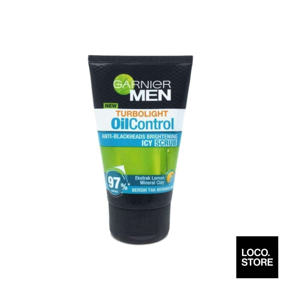 Garnier Men Turbo Light Oil Control Scrub 100ml - Facial 