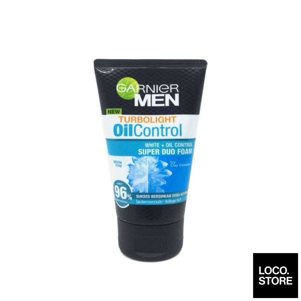 Garnier Men Turbo Light Super Duo Foam 100ml - Facial Care