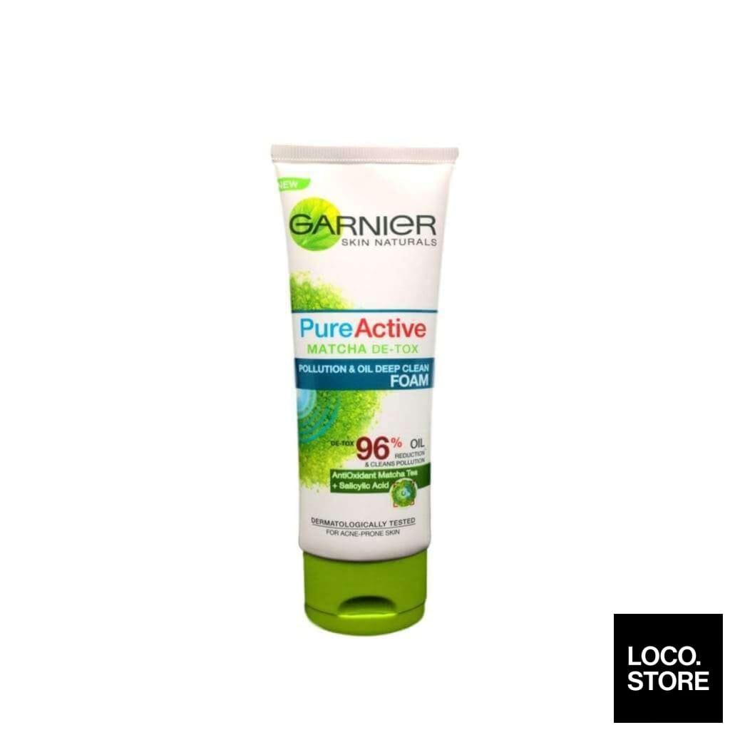 Garnier Skin Naturals Pure Active Matcha De-Tox Foam 100ml -