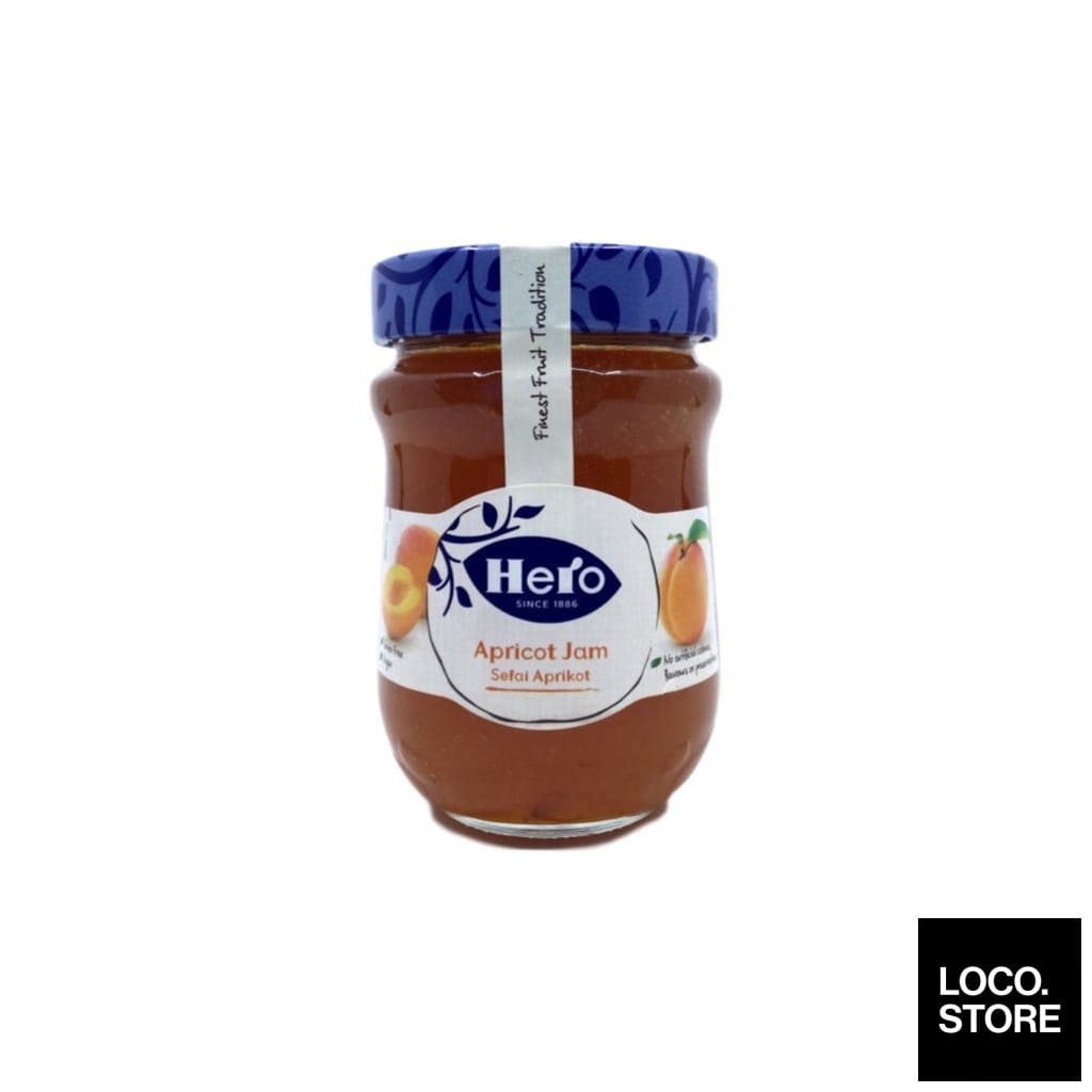 Hero Jam Apricot 340G - Spreads & Sweeteners