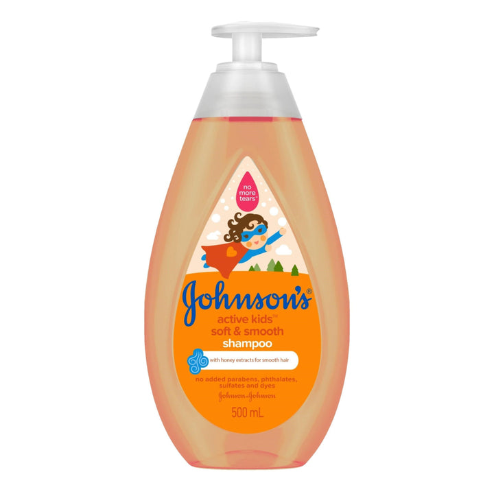 Johnsons Active Kids Soft & Smooth Shampoo 500ml - Baby & 
