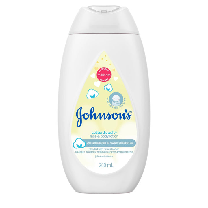 Johnsons Baby Cotton Touch Face Body Lotion 200ml - Baby & 