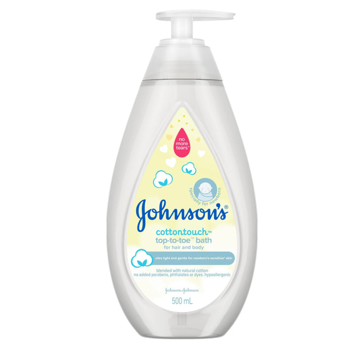 Johnsons Cottontouch Top To Toe Bath 500ml - Baby & Child